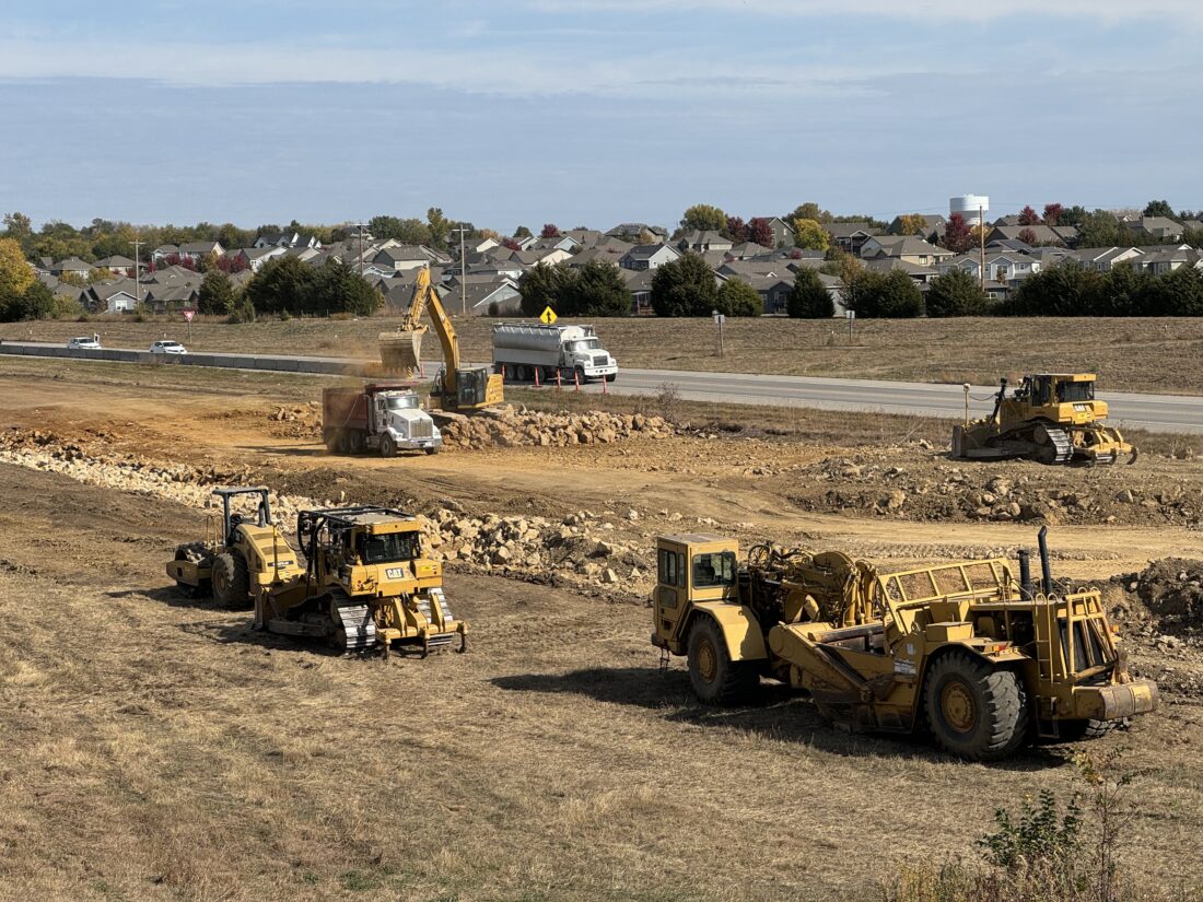 South Lawrence Trafficway expansion project to close two ramps until May; project still on schedule